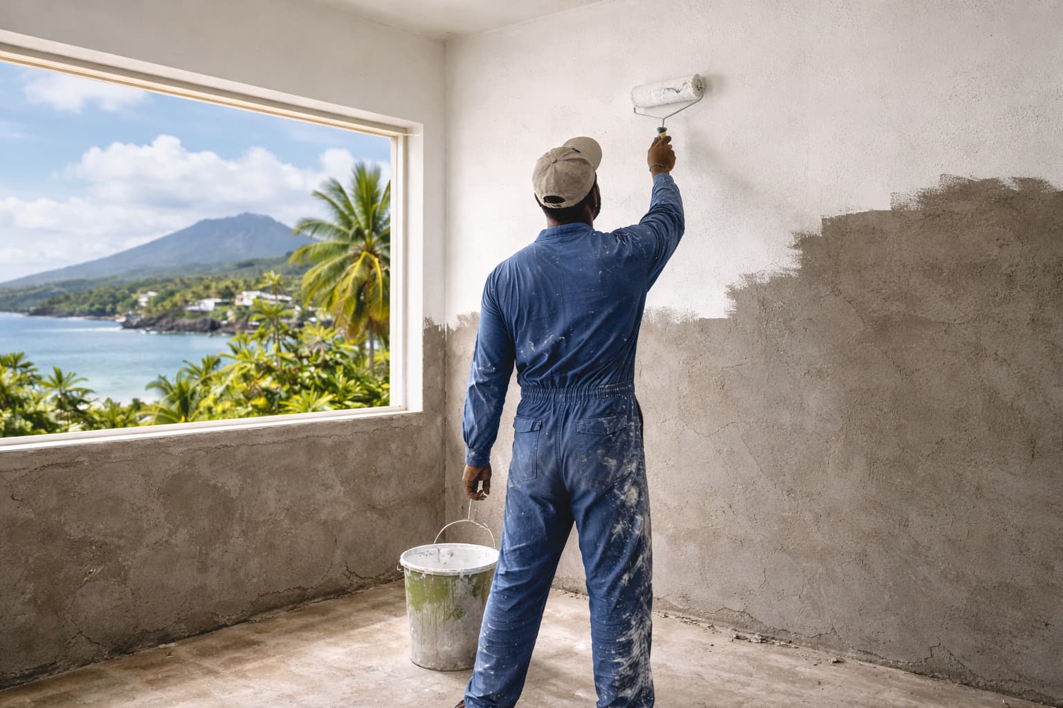 Peinture - estimation aux Comores