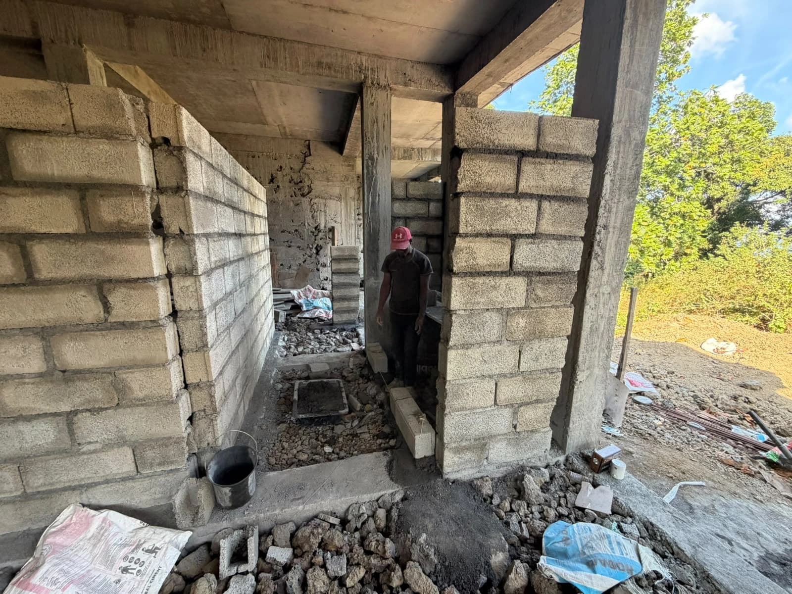 Visite et suivi de chantier maison Comores